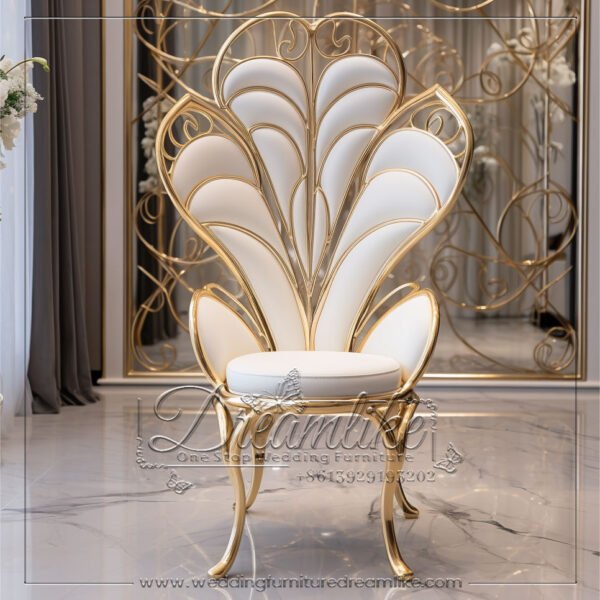 Single Sofa Luxury Wedding Shell Queen Chair - 图片 6