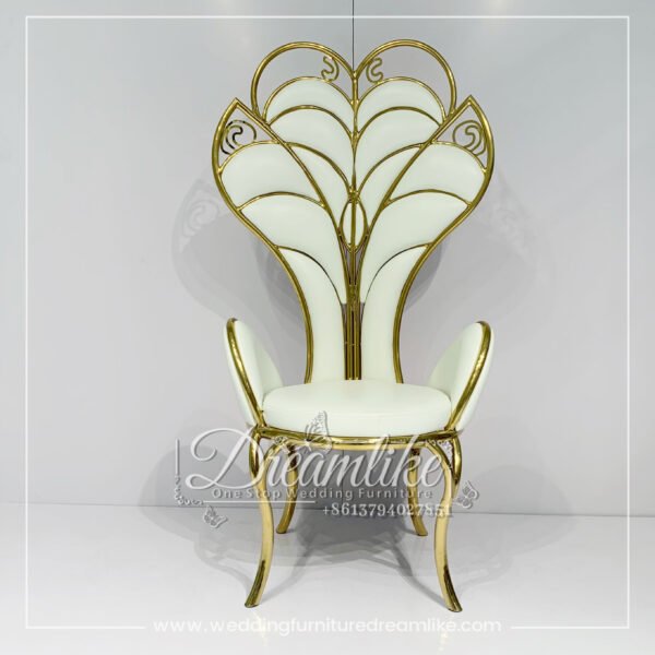 Single Sofa Luxury Wedding Shell Queen Chair