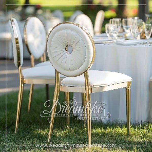 Round Dining Chairs Classic Design Suitable For Wedding Banquets - 图片 3