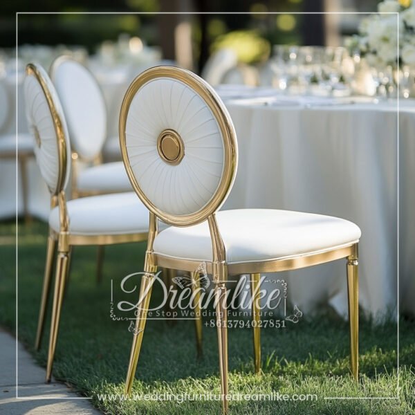 Round Dining Chairs Classic Design Suitable For Wedding Banquets - 图片 4