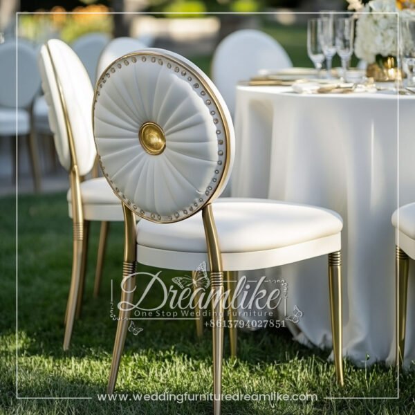 Round Dining Chairs Classic Design Suitable For Wedding Banquets - 图片 6