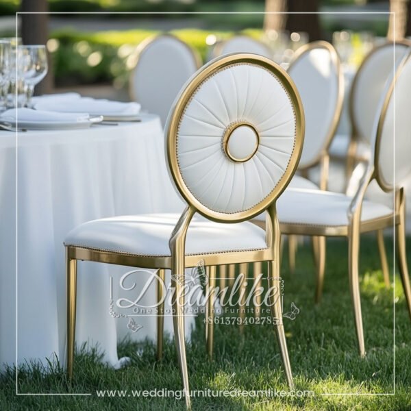 Round Dining Chairs Classic Design Suitable For Wedding Banquets - 图片 2