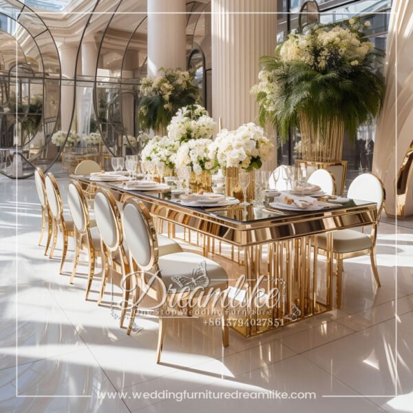 High-End European Wedding Dining Table