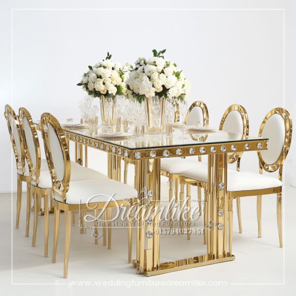 Stylish & Luxurious Gold Wedding Furniture